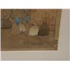 Image 8 : Wood Block Art Print Amritsar 1916 by Charles W. Bartlett, Faded Signature, Framed 20" x 15"
