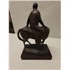 Image 2 : Horse and Rider Sculpture, Signed M. Pineda 14"H