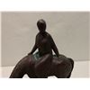 Image 8 : Horse and Rider Sculpture, Signed M. Pineda 14"H