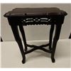 Image 1 : Carved Wooden Side Table 17" x 10" x 24"H