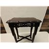 Image 3 : Carved Wooden Side Table 17" x 10" x 24"H