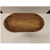 Image 2 : Oval Wooden Footed Luau Pig Board 31" x 17" x 4"H