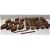 Image 1 : Grouping of Footed Wooden Bowls & Triangular Plates, Misc Sizes