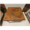 Image 2 : Wooden Table w/ Carved Legs 30" x 30" x 27"H