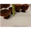Image 11 : Qty 4 Turned Koa Wood Umeke Bowls w/ Some Lids, Misc Sizes