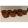Image 1 : Qty 8 Turned Koa Wood Bowls 3.5" Dia, 3"H