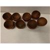 Image 2 : Qty 8 Turned Koa Wood Bowls 3.5" Dia, 3"H