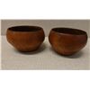 Image 1 : Qty 2 Turned Koa Wood Bowls 4.5" Dia, 3"H