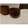 Image 2 : Qty 6 Turned Koa Wood Bowls, Misc Sizes
