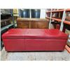 Image 1 : Red Leather Hutch
