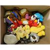 Image 1 : Box of stuffed animals