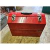 Image 1 : Red Metal Toolbox