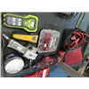 Image 1 : Electric Orbital Polisher, Air Impact Wrench, Stud Detector, Tools, Jumper Cables