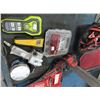 Image 2 : Electric Orbital Polisher, Air Impact Wrench, Stud Detector, Tools, Jumper Cables