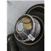 Image 2 : Rims/Tires Set of 5 w/Vintage Chevy Hub Caps