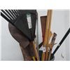 Image 1 : Post Hole Digger, Tree Pruner, Shovel, Picks, Rake, Yard Tools