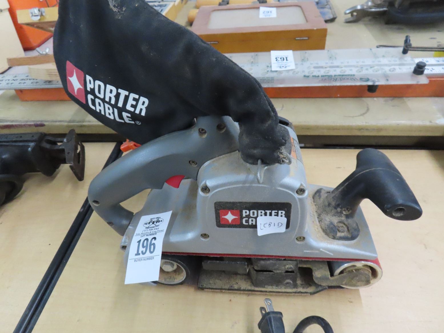 S3) Porter-Cable 362 Belt Sander - Oahu Auctions S3) Porter-Cable 362 Belt Sander - Oahu Auctions