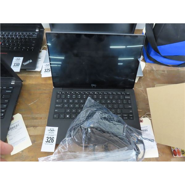 Dell Grey Laptop Computer w/Adapter - No Hard Drive