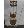 Image 2 : Wicker Hanging Fruit Baskets - ALL 14