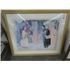 Image 1 : Framed Wall Art Girls Day Out Signed Gunn - 30  X  36
