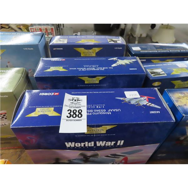 3-Corgi War Plane Models - 3 X $