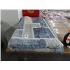 Image 1 : 5'  X  7'  Blue/Grey Area Rug