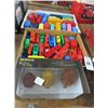 Image 1 : Train Tree Décor, Vintage Plastic Cars/Trucks