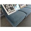 Image 2 : Blue Cloth 4 Section Sofa