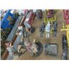 Image 2 : Vintage Die Cast Horse Drawn Fire Trucks/Tractors/Figurines