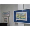 Image 2 : Framed Wall Art Sanibel Lighthouse, Sand Pipers, Turtles