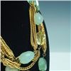 Image 3 : Connie Bates Gold Tone Multi-Strand Necklace with Faceted Gemstones