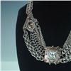 Image 2 : Connie Bates Layered Chain Necklace with Faceted Crystal and Metal Accents
