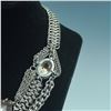 Image 3 : Connie Bates Layered Chain Necklace with Faceted Crystal and Metal Accents
