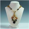 Image 1 : Connie Bates Statement Multi-Strand Buffalo Horn Necklace with Pendant