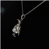 Image 8 : 4pc Sterling Silver Necklace with Penguin Pendant and Earring Set