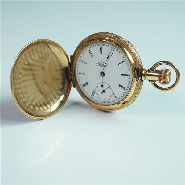 Elgin National Watch Co. Gold Hunter Case Pocket Watch