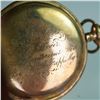 Image 4 : Waltham Gold Pocket Watch, Engraved Presentation Case