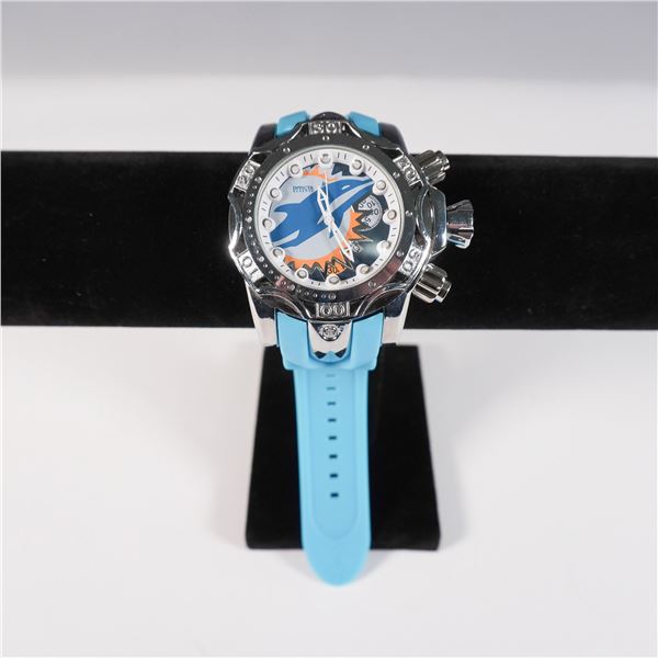 Invicta Men Wristwatch, NFL Miami Dolphins