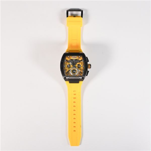 Ralph Christian Wristwatch, The Intrepid Sport - Electric Yellow