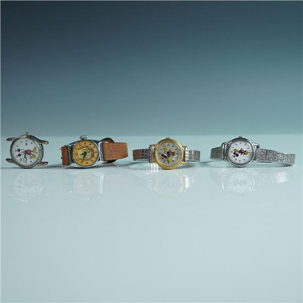 4pc Mickey, Minnie, and Dale Evans Watch Collection