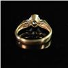 Image 3 : 14K Gold Three-Stone Ring