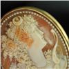 Image 3 : Vintage Cameo Brooch, Shell Portrait Carving