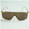 Image 1 : Louis Vuitton Cyclone Sunglasses Z1717U - Gold Monogram