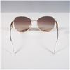 Image 2 : Prada Milano Geometric Sunglasses with Gold Metal Frame