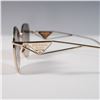 Image 4 : Prada Milano Geometric Sunglasses with Gold Metal Frame