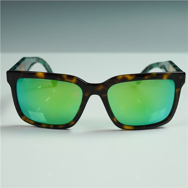 Prada VPR 10Y Sunglasses - Tortoiseshell with Green Mirrored Lenses
