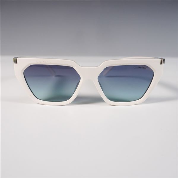 Tiffany & Co. White Geometric Sunglasses TF 4205-U
