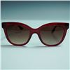 Image 2 : Versace Red Sunglasses with Gold Greca Temples