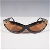 Image 1 : Vintage Versace Tortoiseshell Sunglasses With Gold Studs