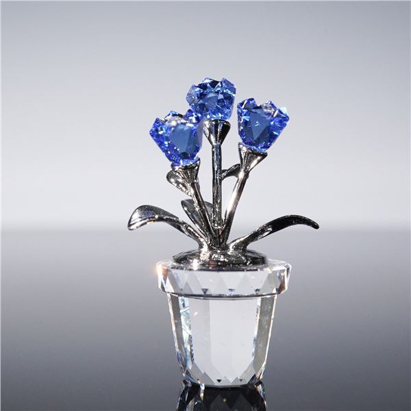 Swarovski Crystal Memories Figurine, Forget Me Nots